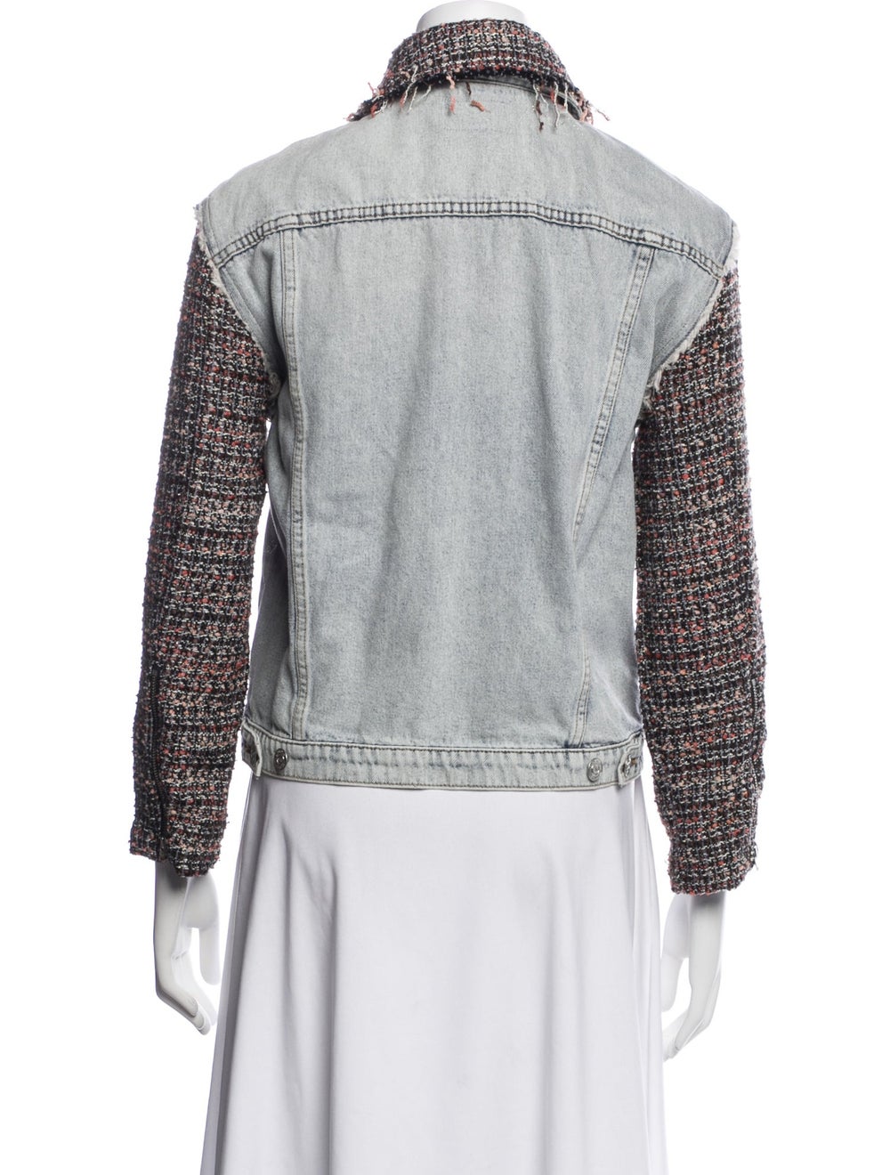 Current/Elliott Tweed Pattern Denim Jacket w/ Tags - image 3