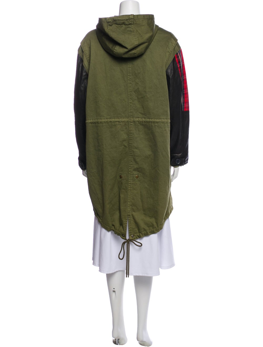 Current/Elliott Colorblock Pattern Parka - image 3