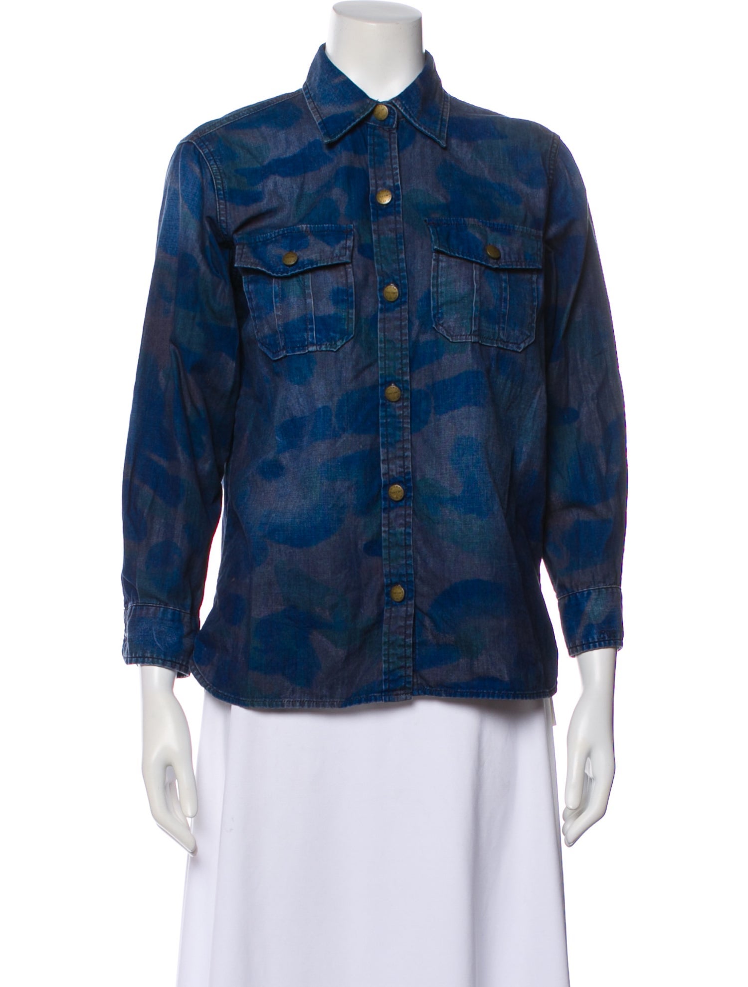 Current/Elliott Printed Denim Jacket