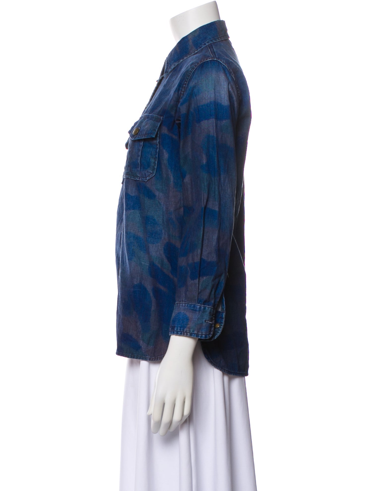 Current/Elliott Printed Denim Jacket