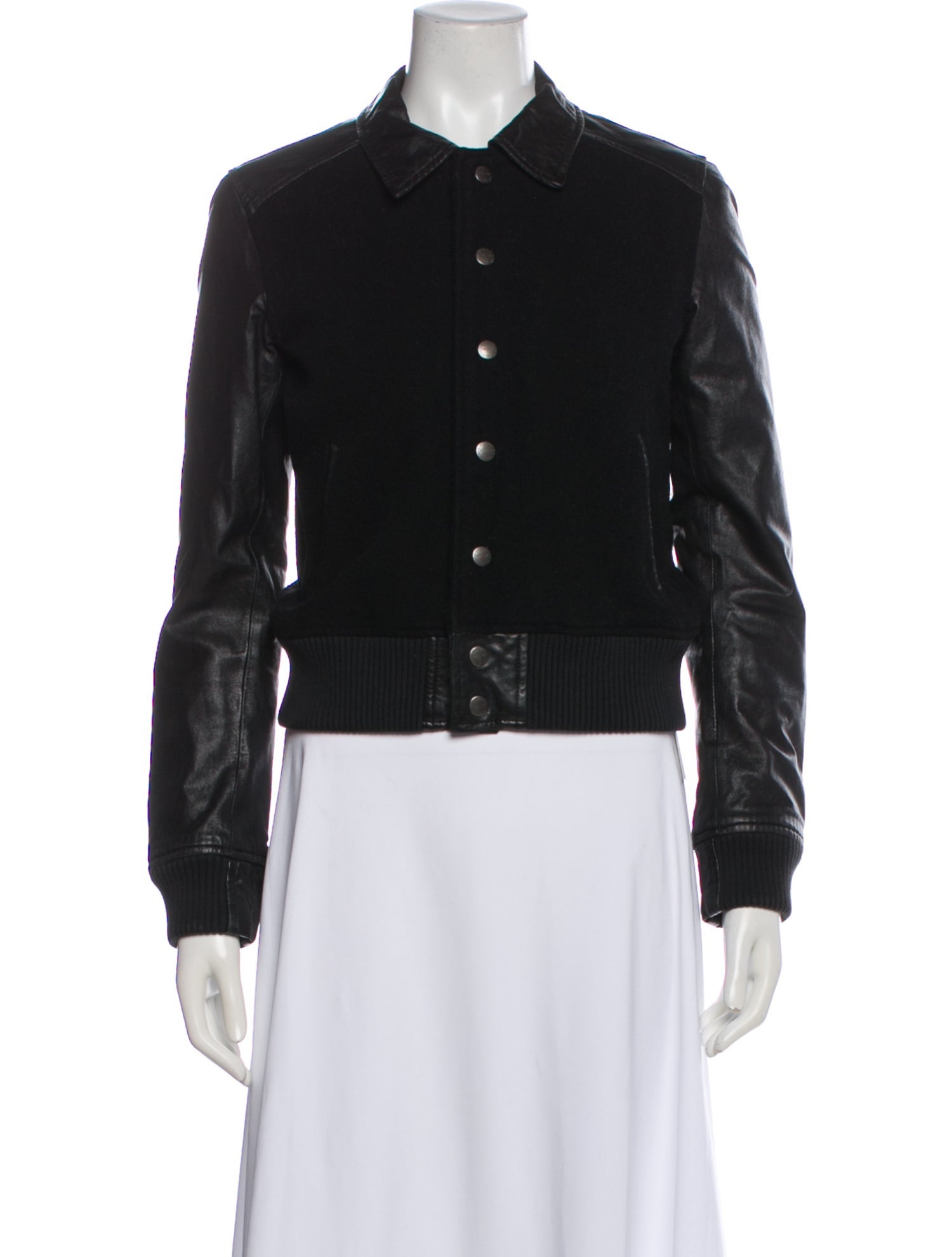 Current/Elliott Wool Bomber Jacket