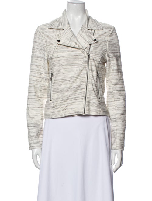 Cupcakes and Cashmere Striped Biker Jacket