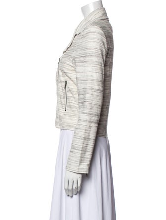 Cupcakes and Cashmere Striped Biker Jacket