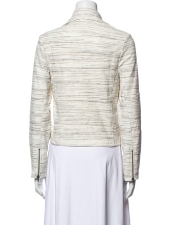 Cupcakes and Cashmere Striped Biker Jacket