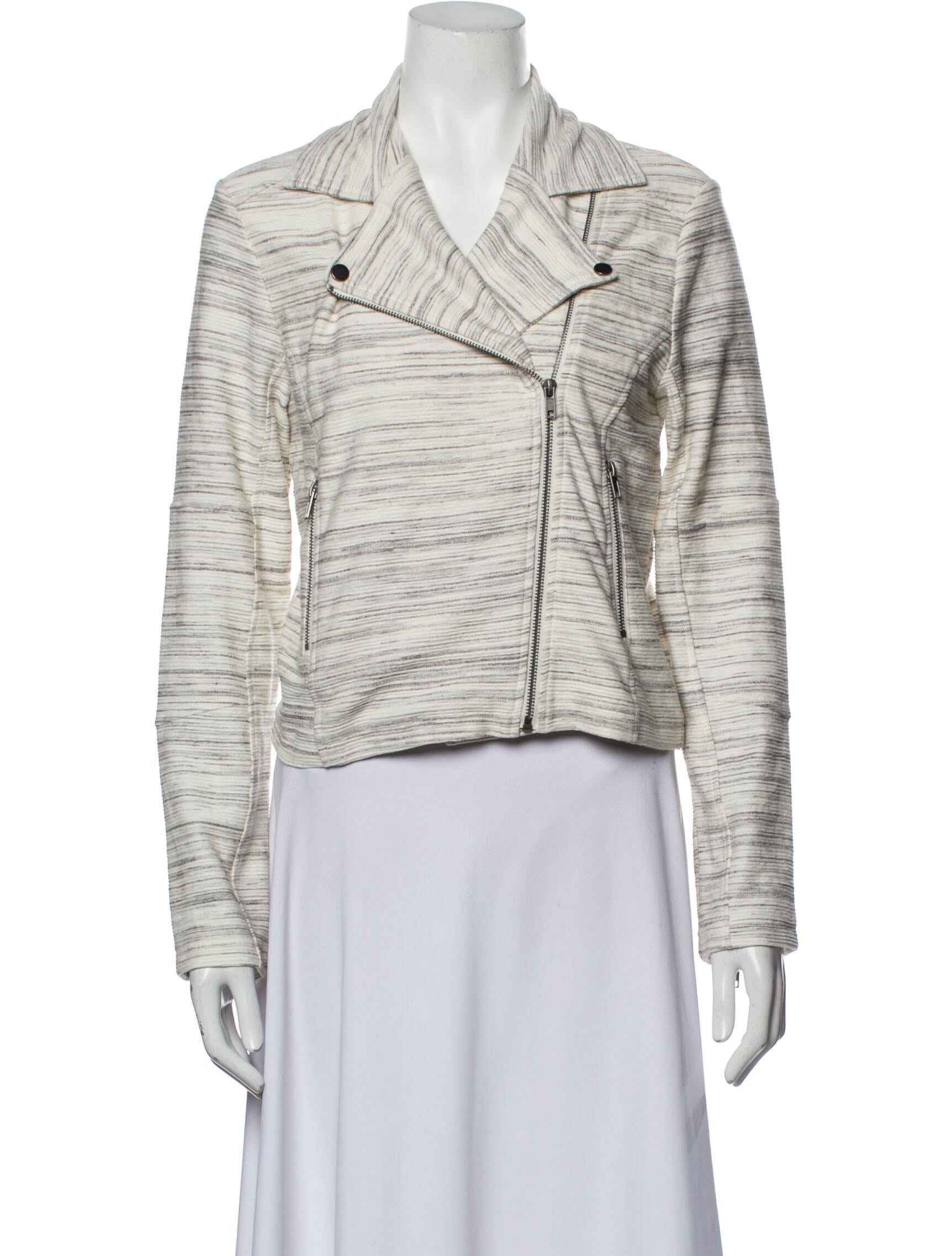 Cupcakes and Cashmere Tweed Pattern Biker Jacket w/ Tags