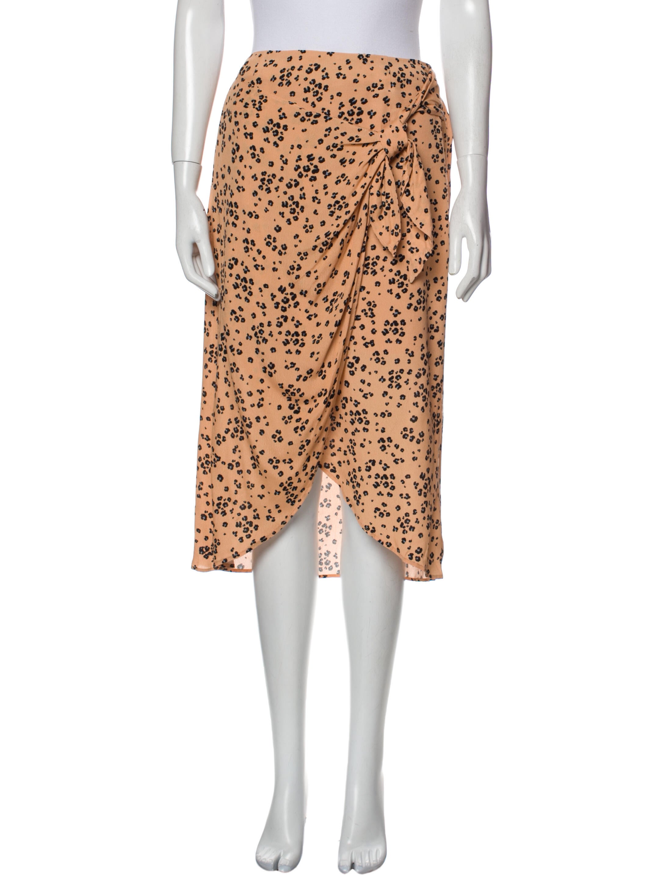 Cupcakes and Cashmere Animal Print Knee-Length Skirt w/ Tags