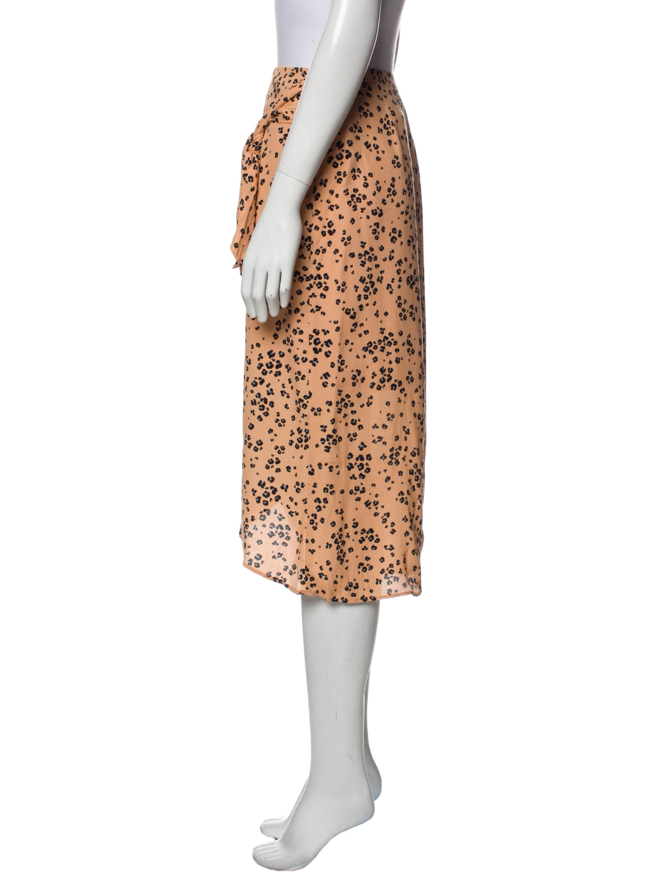 Cupcakes and Cashmere Animal Print Knee-Length Skirt w/ Tags