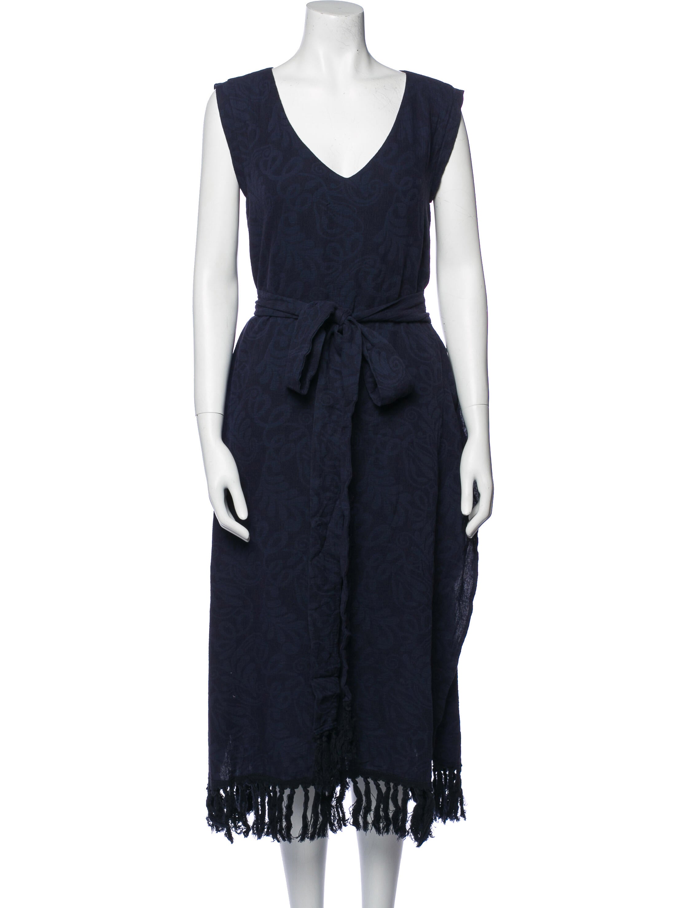 Cupcakes and Cashmere V-Neck Long Dress