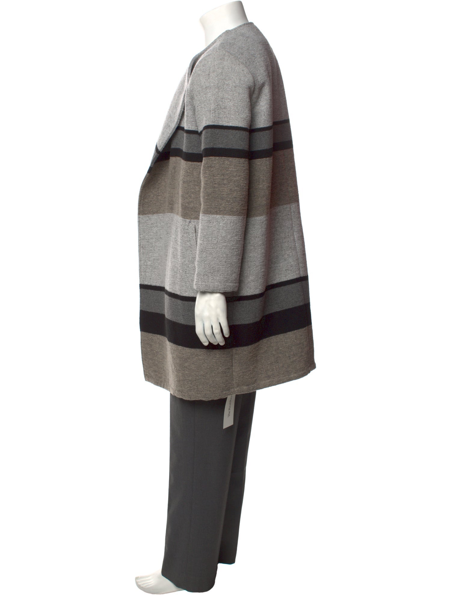 Cupcakes and Cashmere Striped V-Neck Cardigan