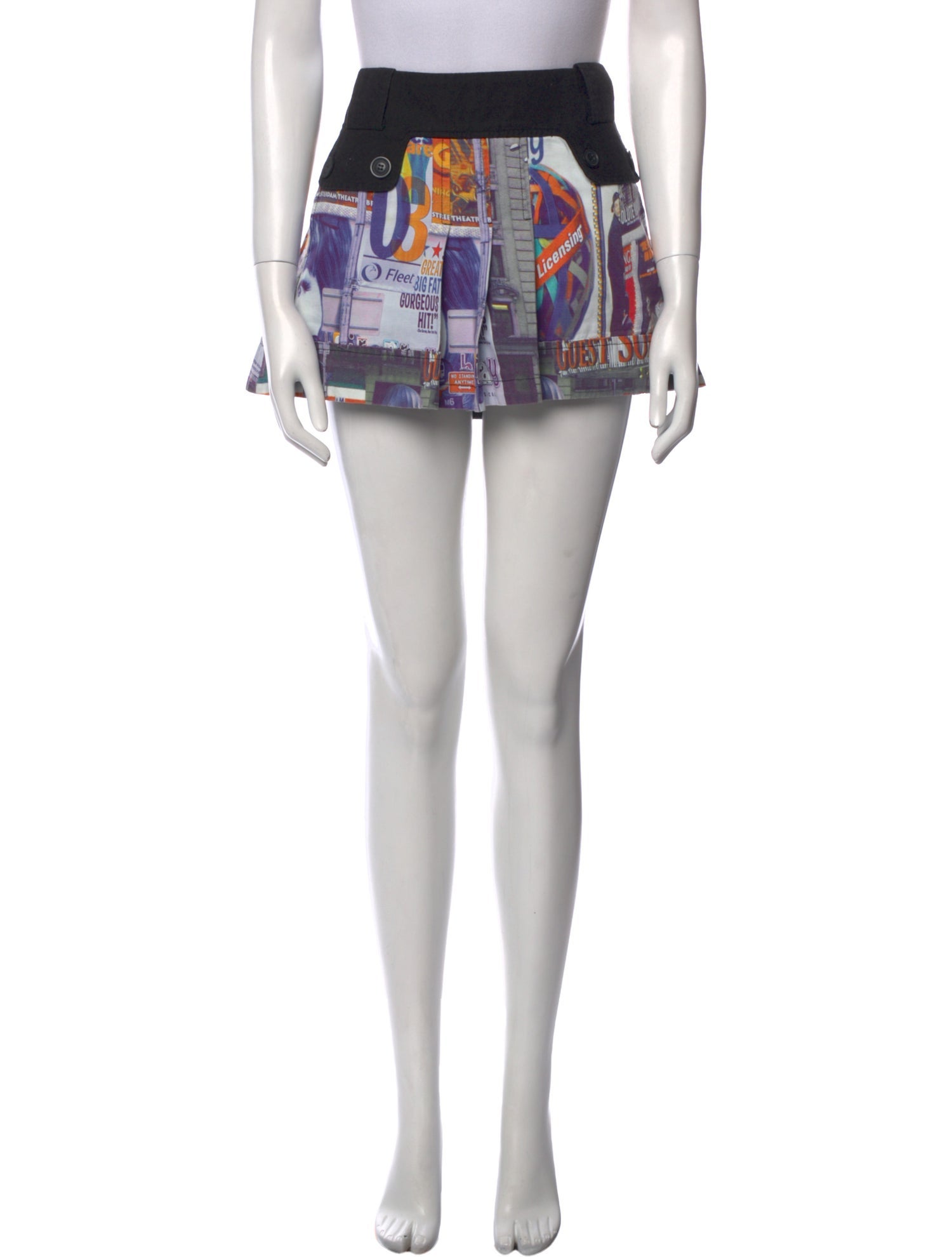 Custo Barcelona Printed Mini Skirt