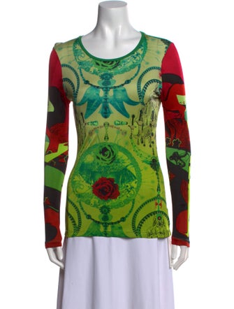 Custo Barcelona Printed Scoop Neck T-Shirt