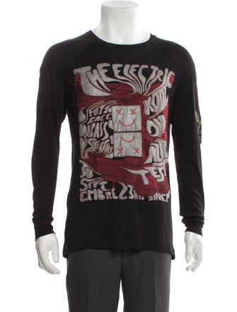 Custo Barcelona Graphic Print Crew Neck Pullover