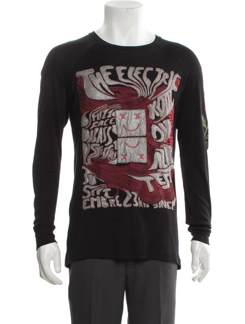 Custo Barcelona Graphic Print Crew Neck Pullover