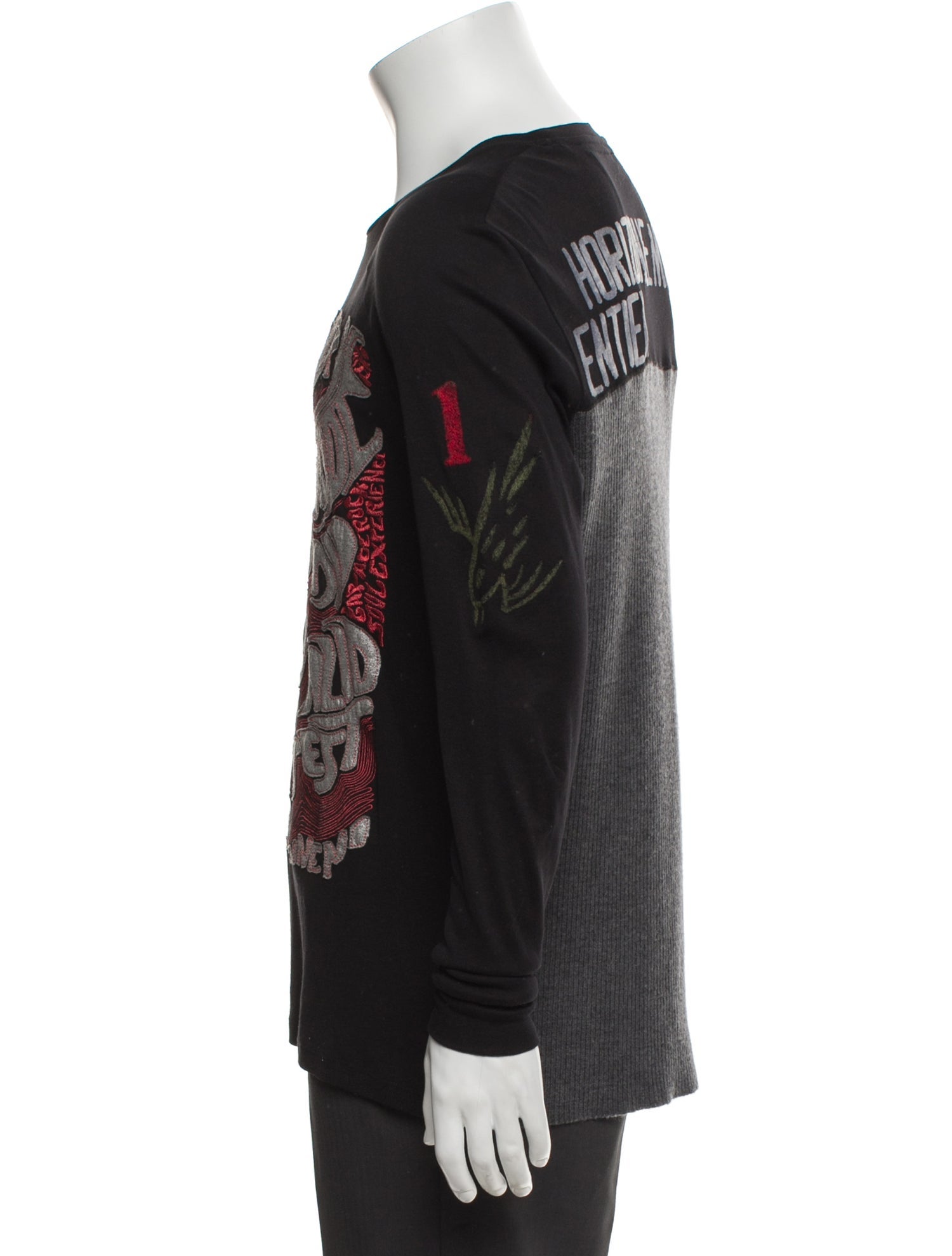 Custo Barcelona Graphic Print Crew Neck Pullover