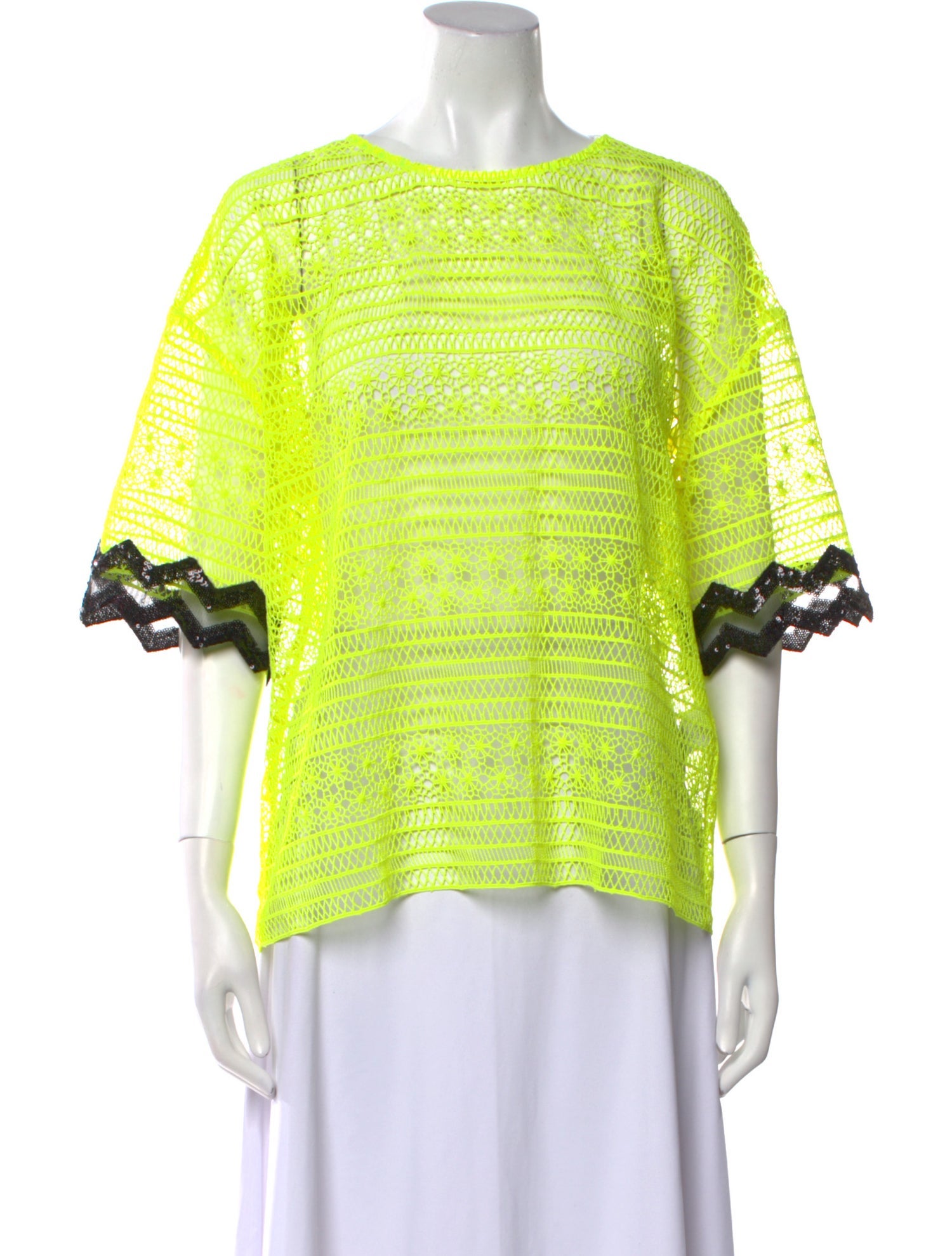 Custo Barcelona Striped Scoop Neck Blouse w/ Tags