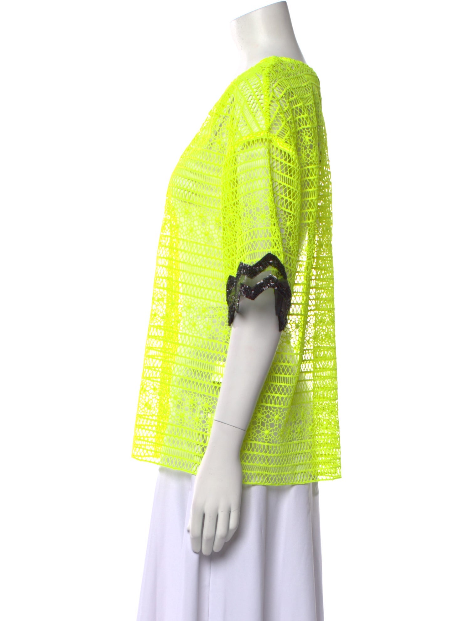 Custo Barcelona Striped Scoop Neck Blouse w/ Tags