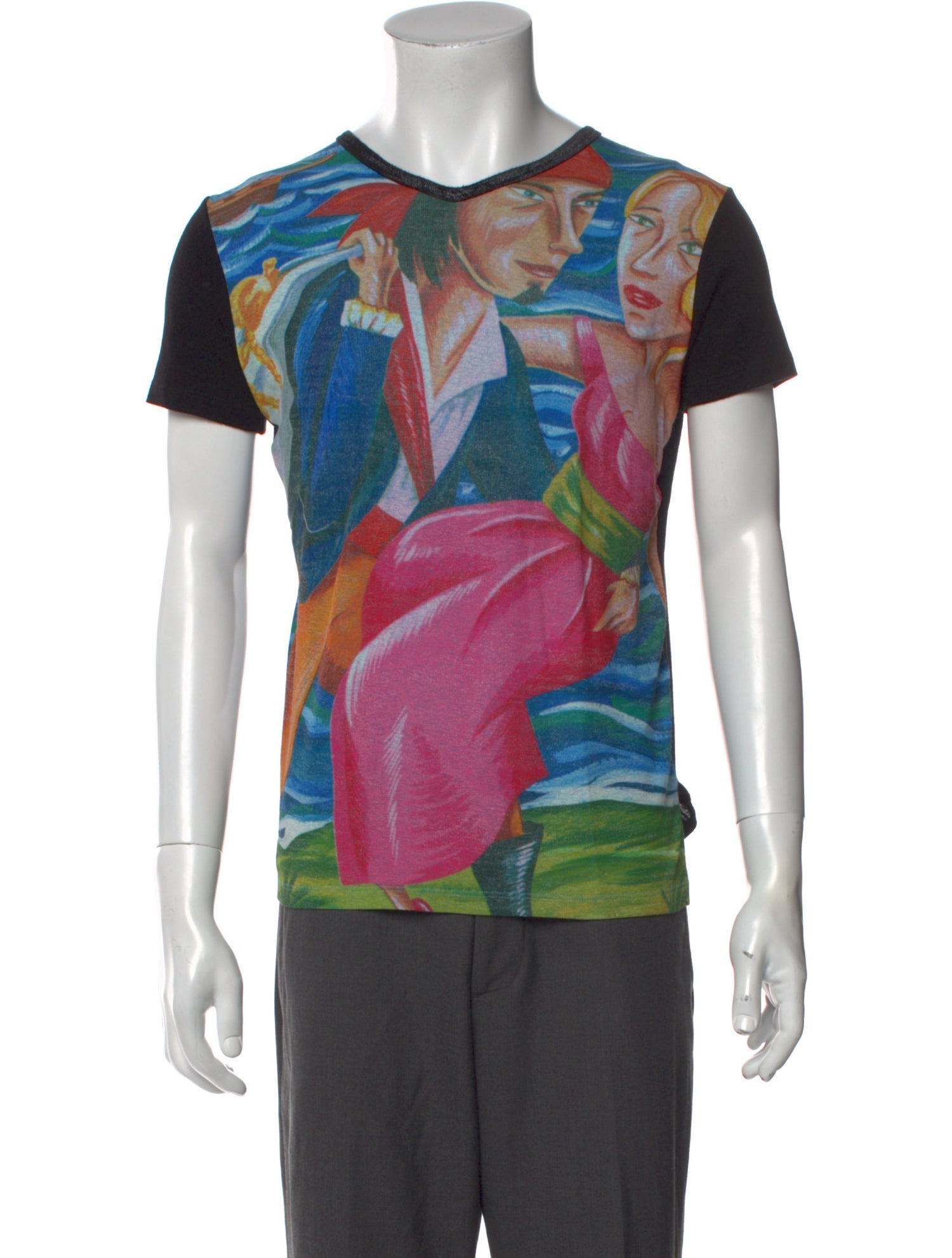 Custo Barcelona Printed Crew Neck T-Shirt