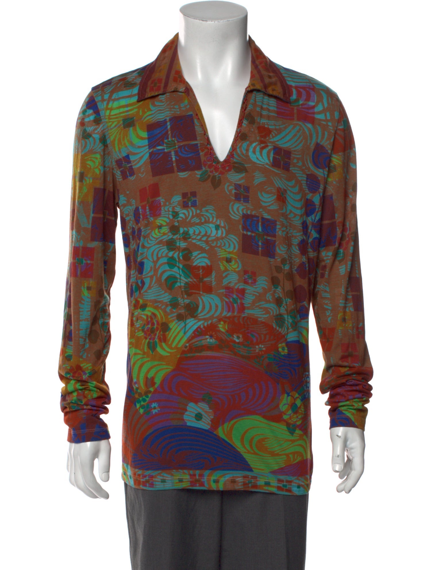 Custo Barcelona Printed Long Sleeve Shirt