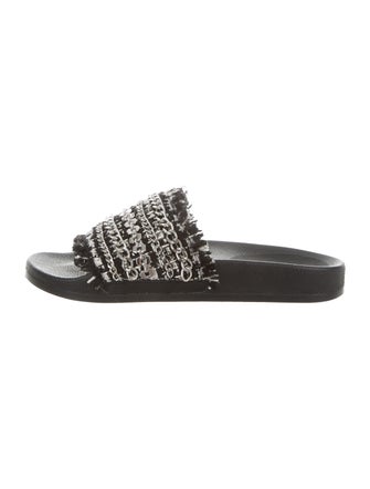 Carvela Embellished Tweed Slide