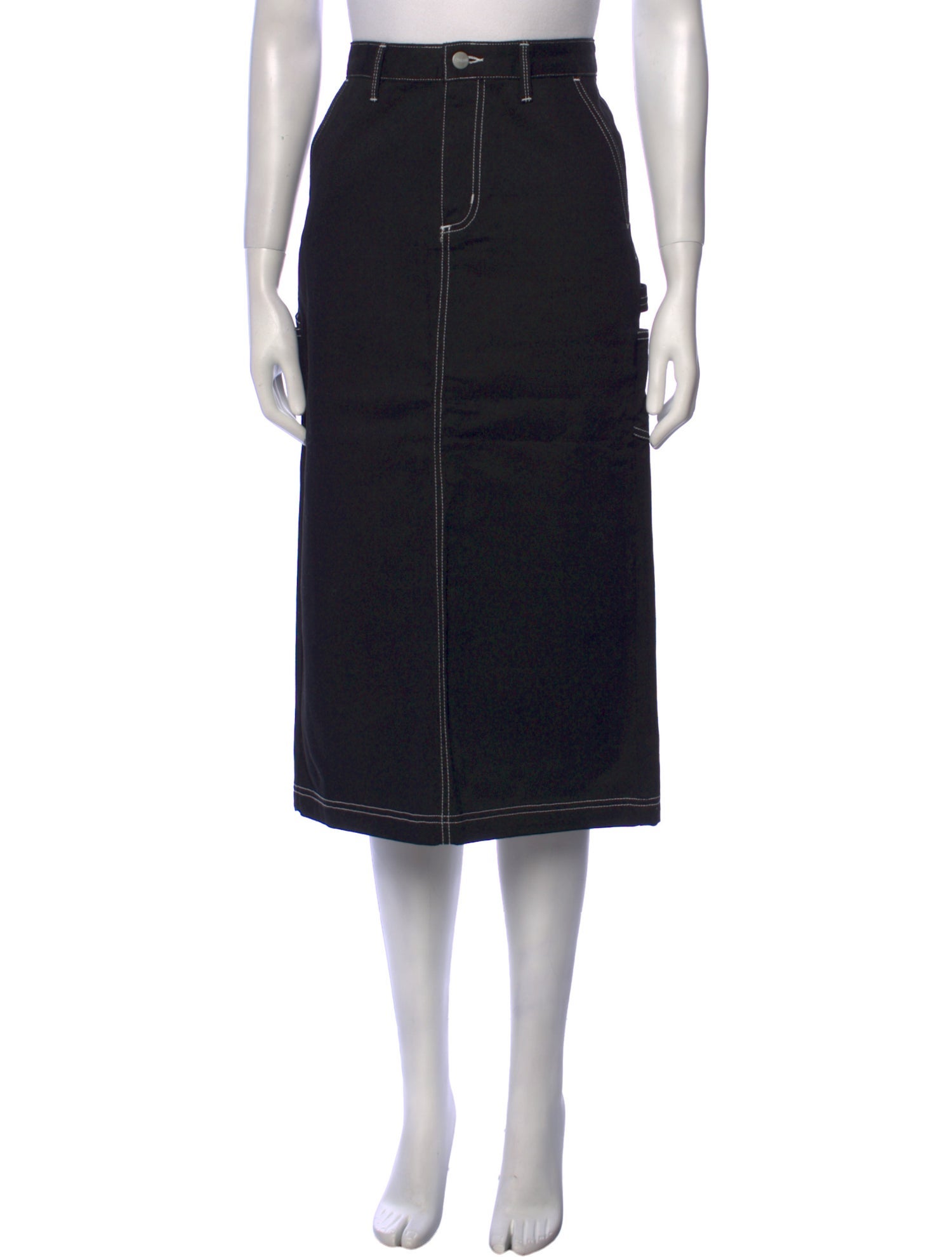 Carhartt Work in Progress Whipstitch Trim Midi Length Skirt