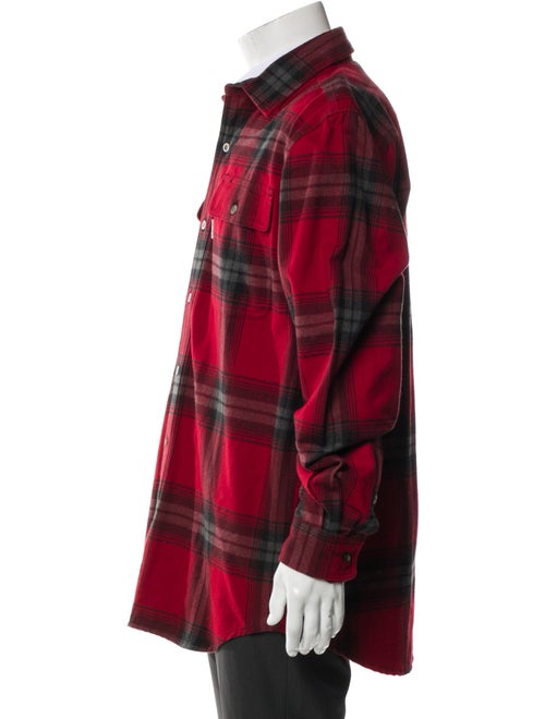 Carhartt Work in Progress Plaid Print Trucker Jacket