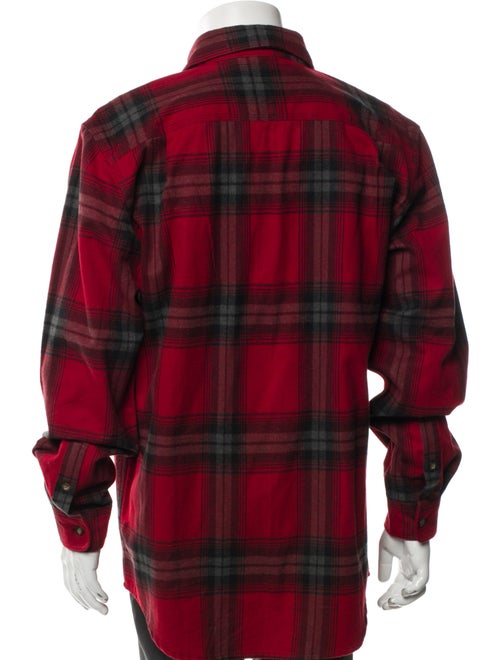 Carhartt Work in Progress Plaid Print Trucker Jacket