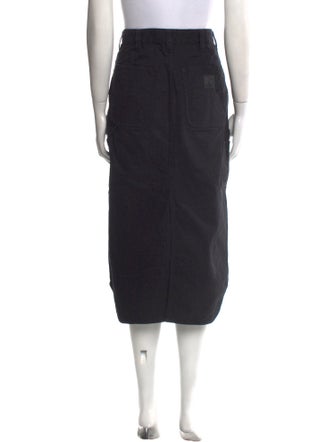 Carhartt Work in Progress Cutout Accent Midi Length Skirt