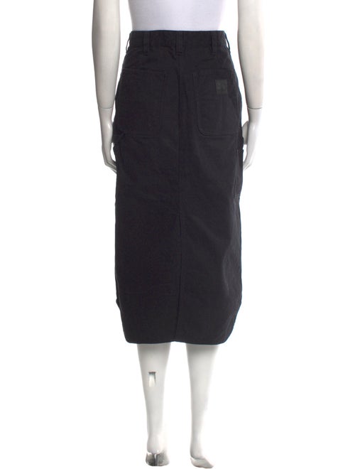 Carhartt Work in Progress Cutout Accent Midi Length Skirt