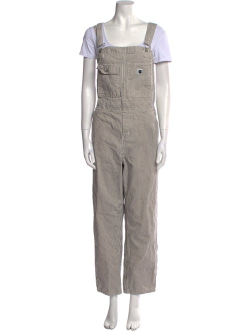Carhartt Work in Progress Striped Square Neckline Jumpsuit