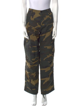 Carhartt Work in Progress Camouflage Print Wide Leg Pants