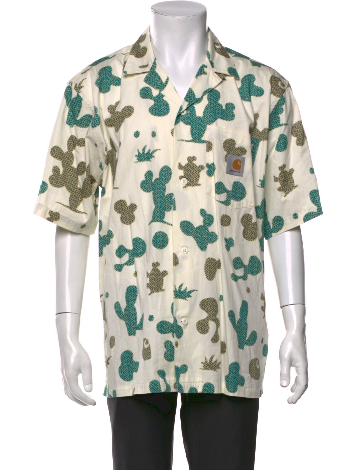 Carhartt Work in Progress Floral Print Short Sleeve Shirt