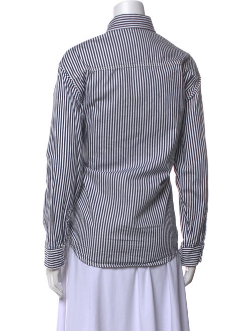 Carhartt Work in Progress Striped Long Sleeve Button-Up Top