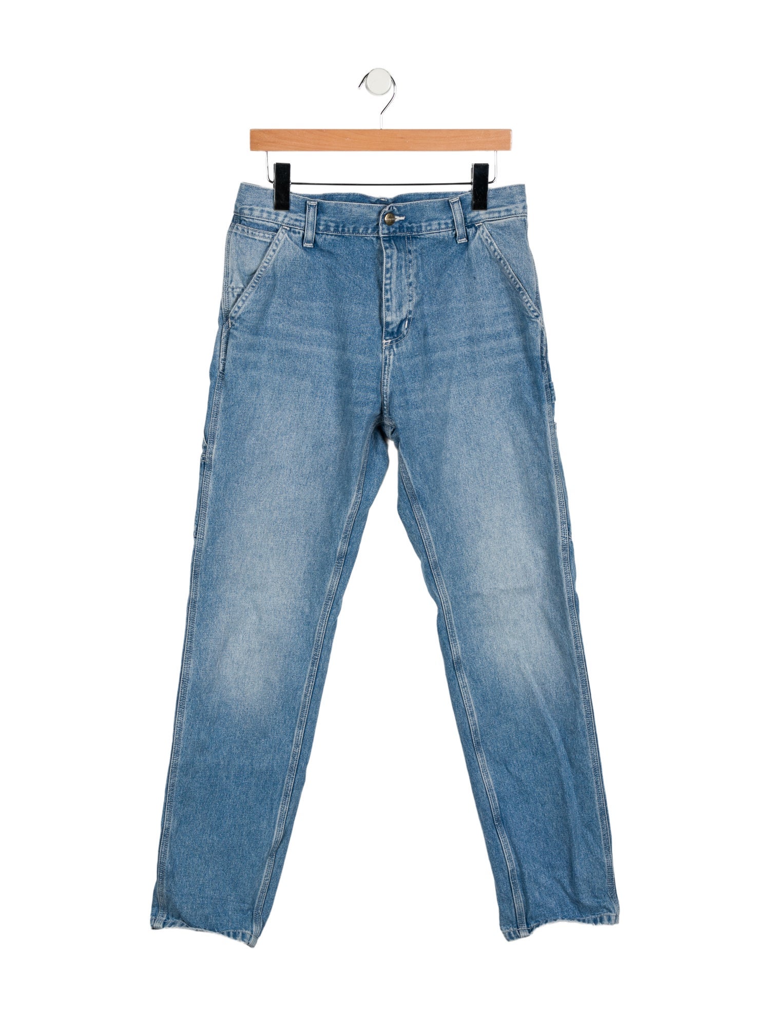 Carhartt High-Rise Straight Leg Jeans
