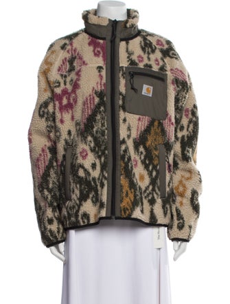 Carhartt Work in Progress Printed Faux Fur Jacket