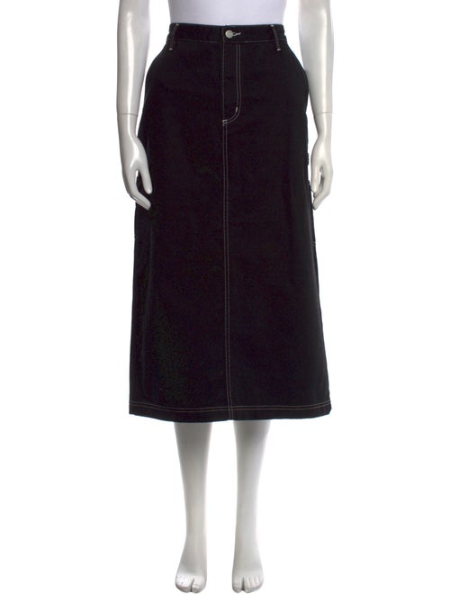 Carhartt Work in Progress Whipstitch Trim Midi Length Skirt