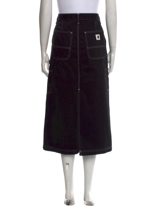 Carhartt Work in Progress Whipstitch Trim Midi Length Skirt