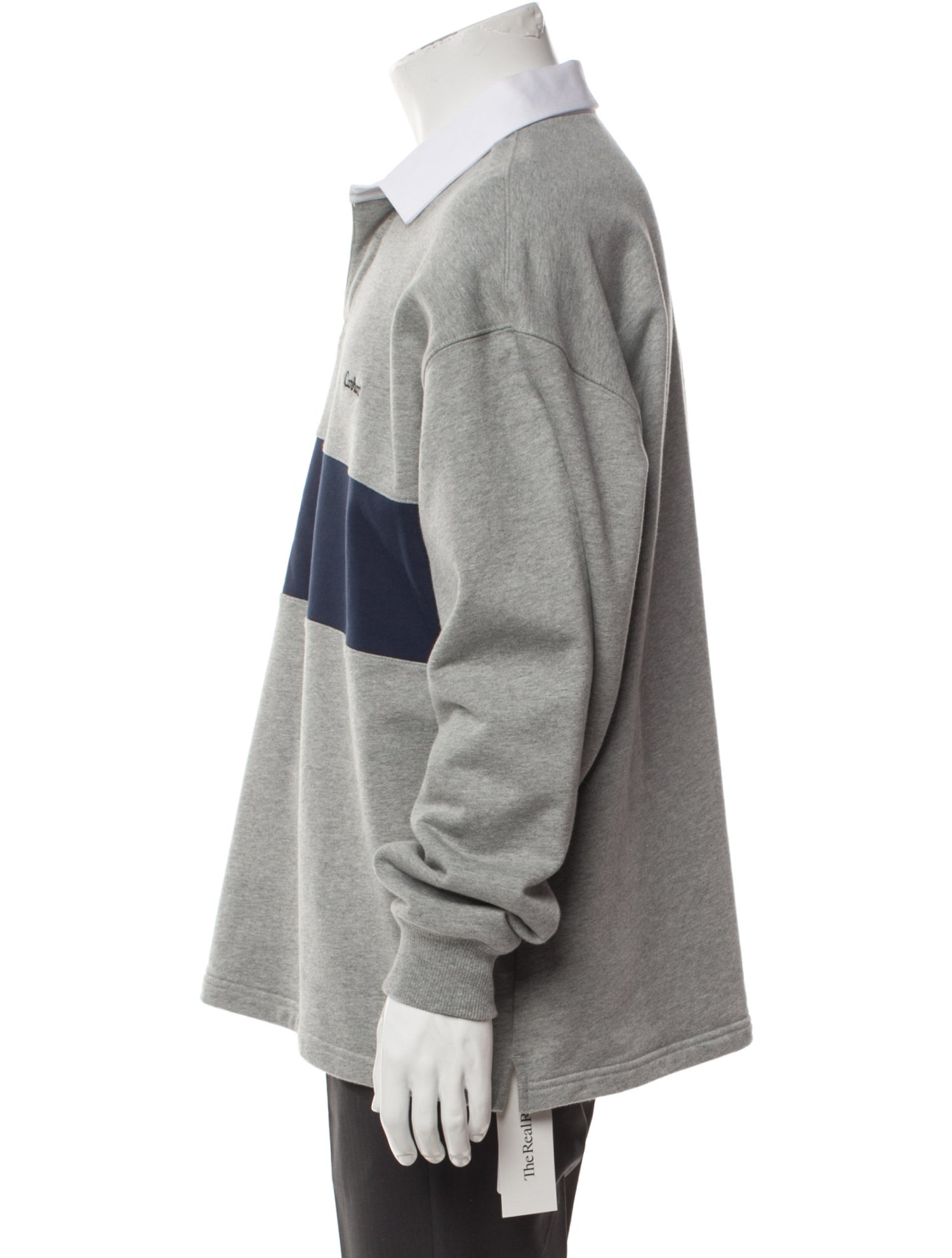 Carhartt Work in Progress Colorblock Pattern Collar Polo Shirt