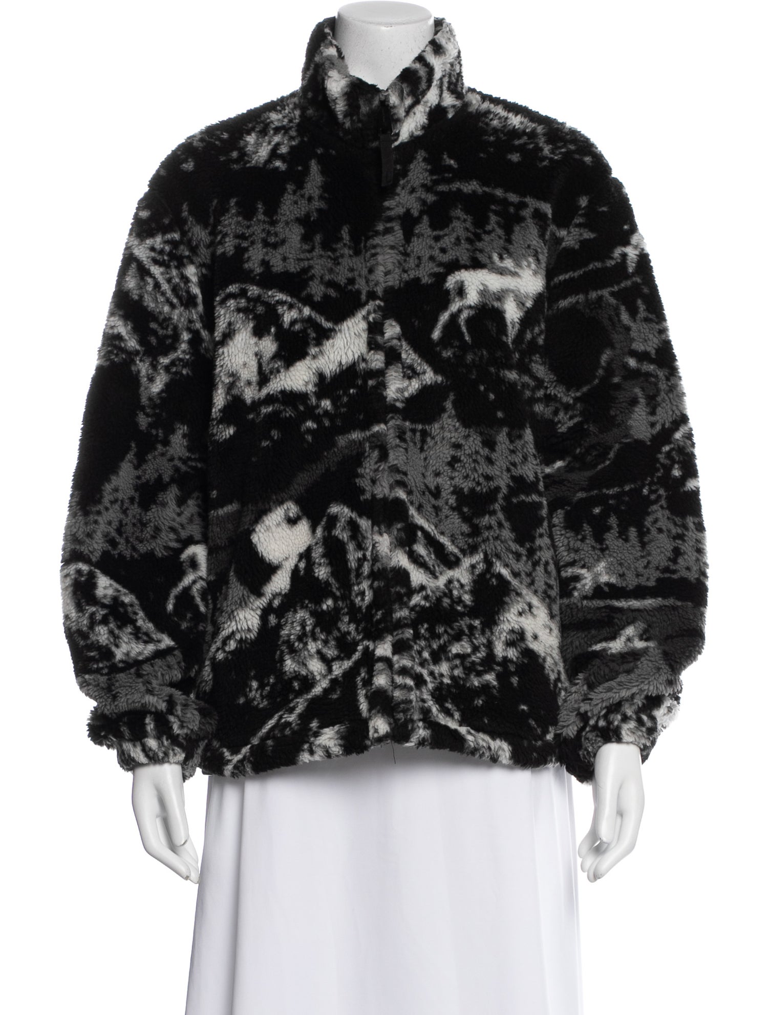 Carhartt Work in Progress Printed Faux Fur Jacket