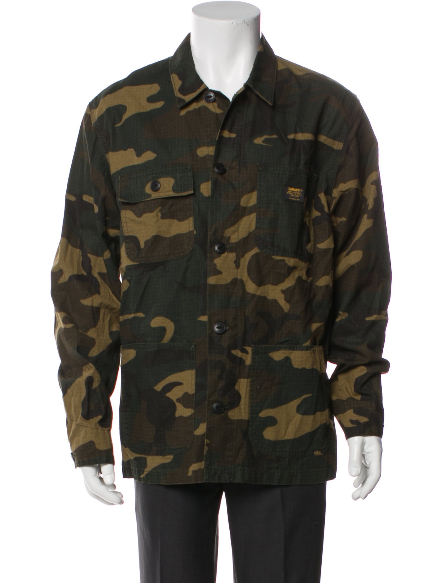 Carhartt Work in Progress Camouflage Print Utility Jacket