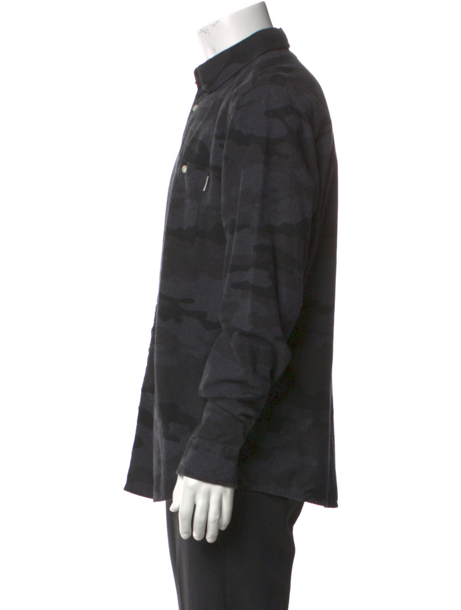 Carhartt Work in Progress Camouflage Print Long Sleeve Shirt