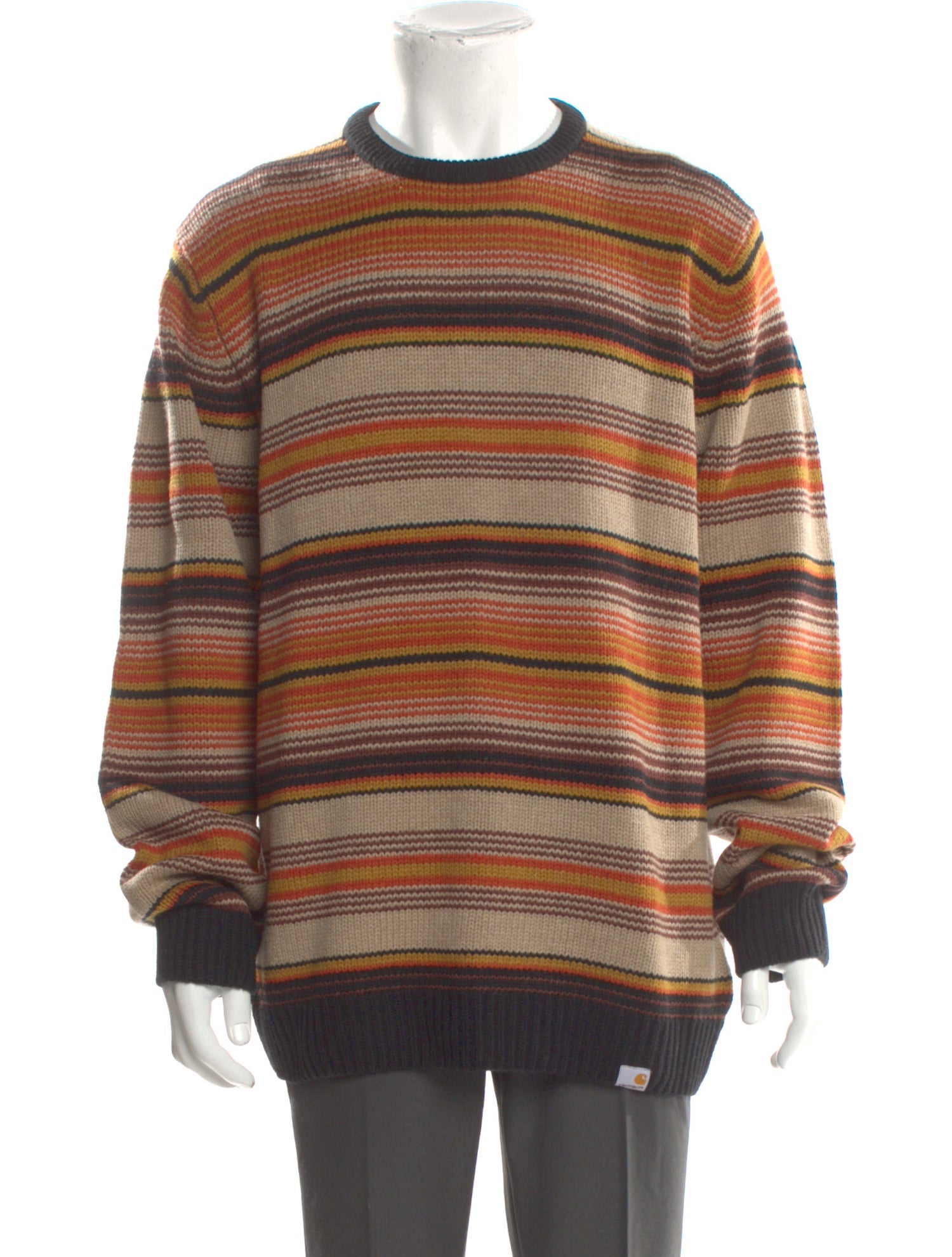Carhartt Work in Progress Lambswool Striped Pullover