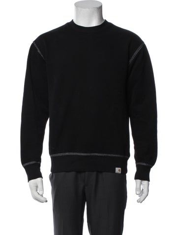 Pre-owned Carhartt Crew Neck Long Sleeve Sweatshirt In Black