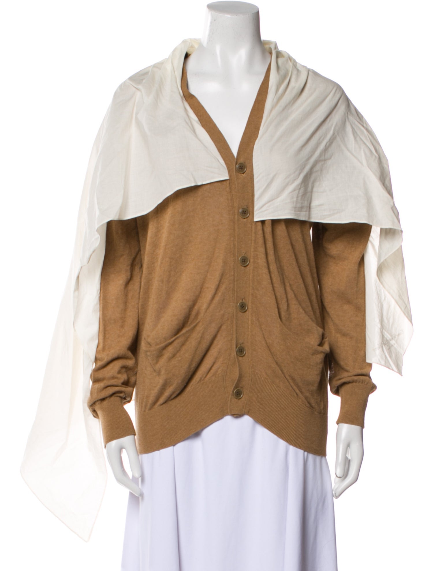 Cosmic Wonder Light Source Colorblock Pattern V-Neck Sweater