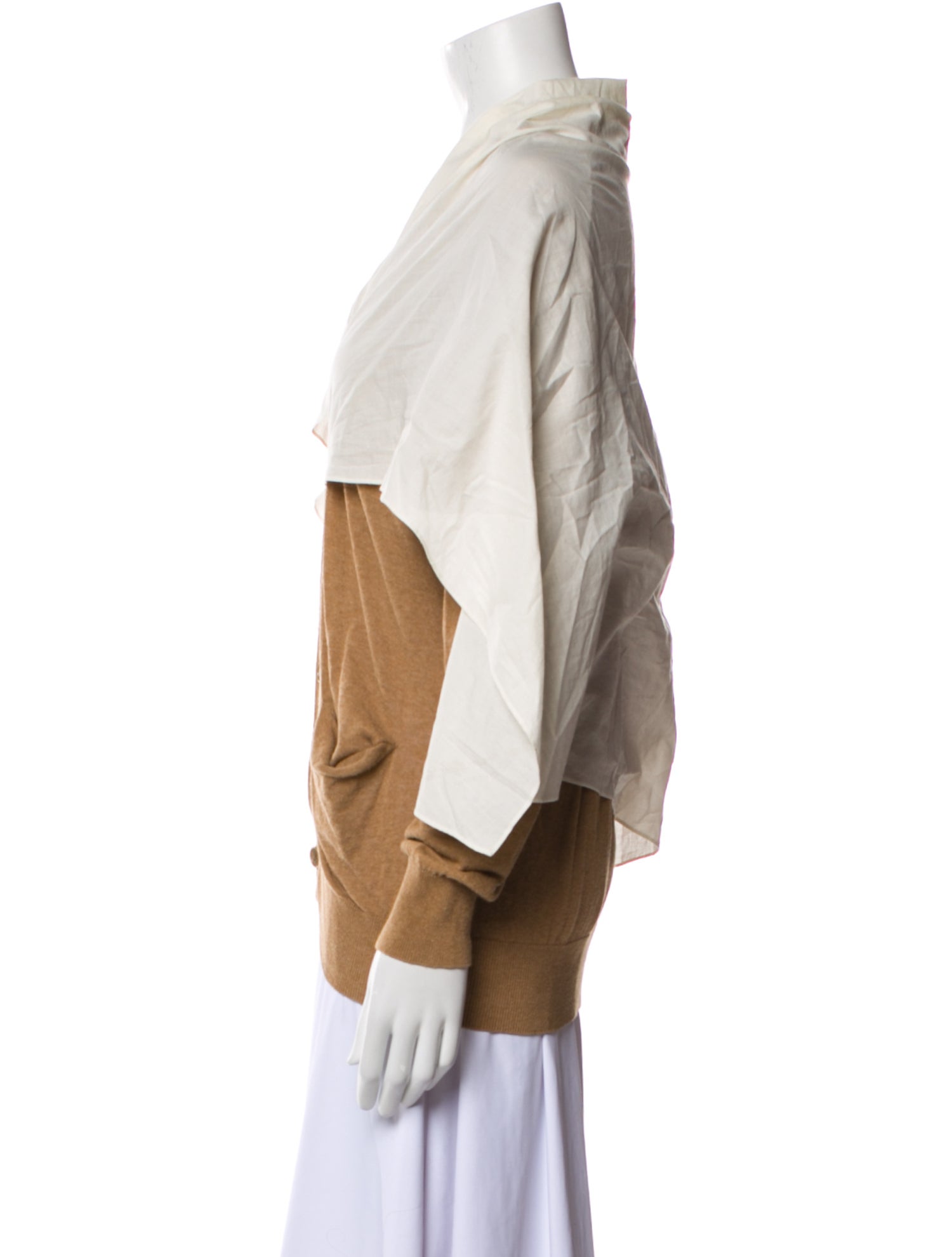 Cosmic Wonder Light Source Colorblock Pattern V-Neck Sweater