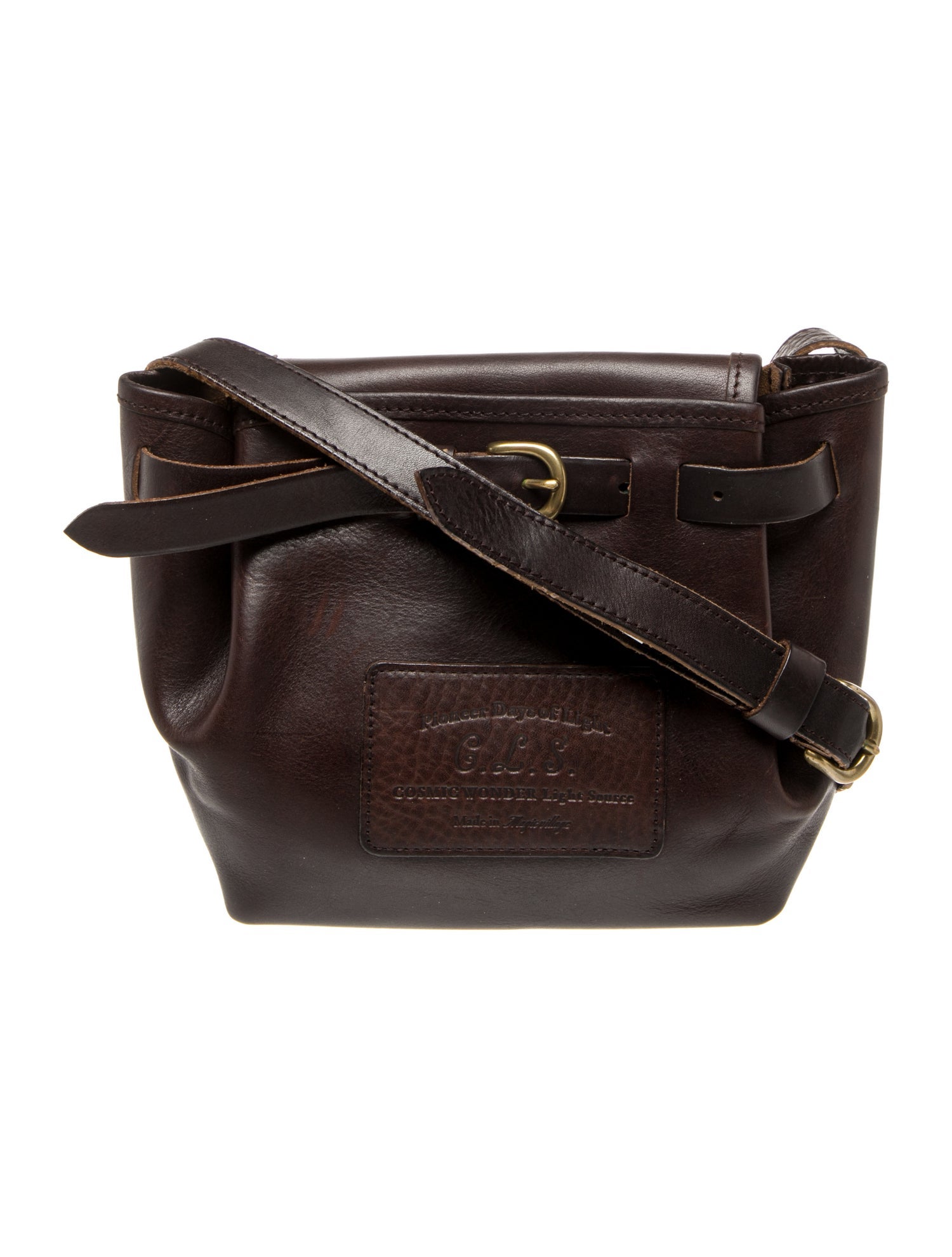 Cosmic Wonder Light Source Leather Shoulder Bag