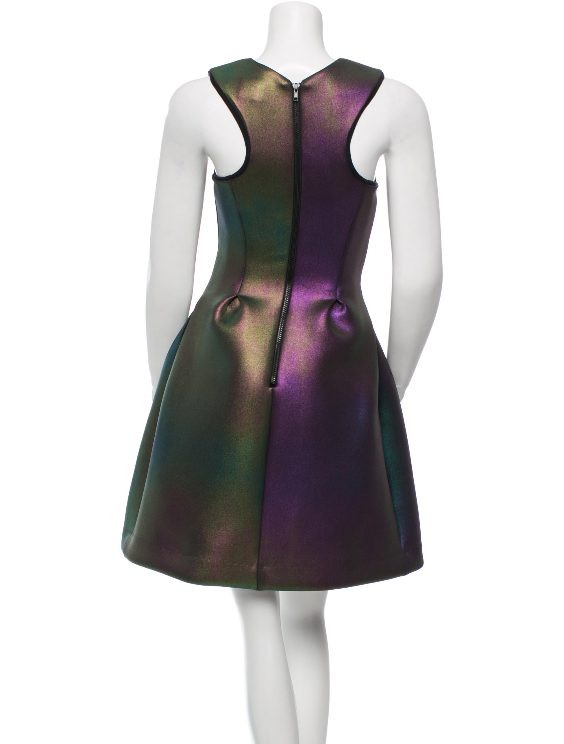 Cynthia Rowley Iridescent Neoprene Dress Clothing WCY20141 The
