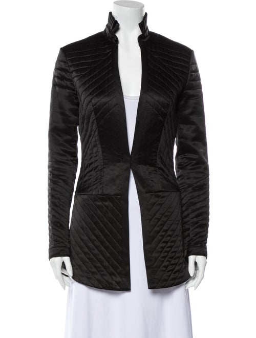 Cynthia Rowley Silk Coat Black