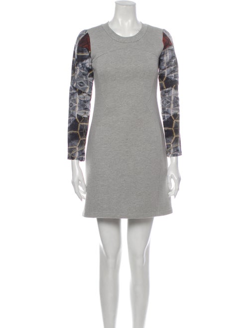 Cynthia Rowley Printed Mini Dress Green