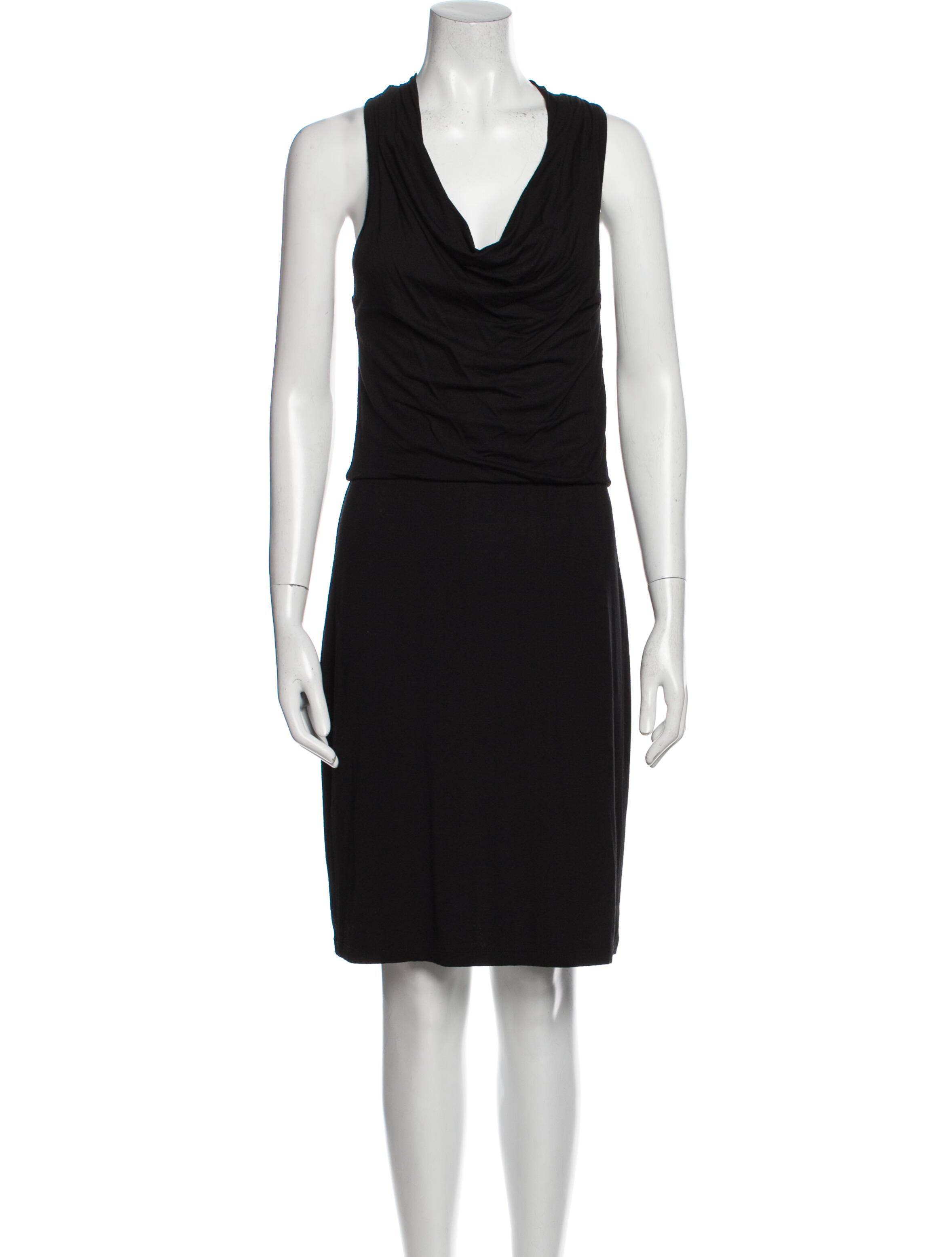 Cynthia Rowley Cowl Neck Knee-Length Dress