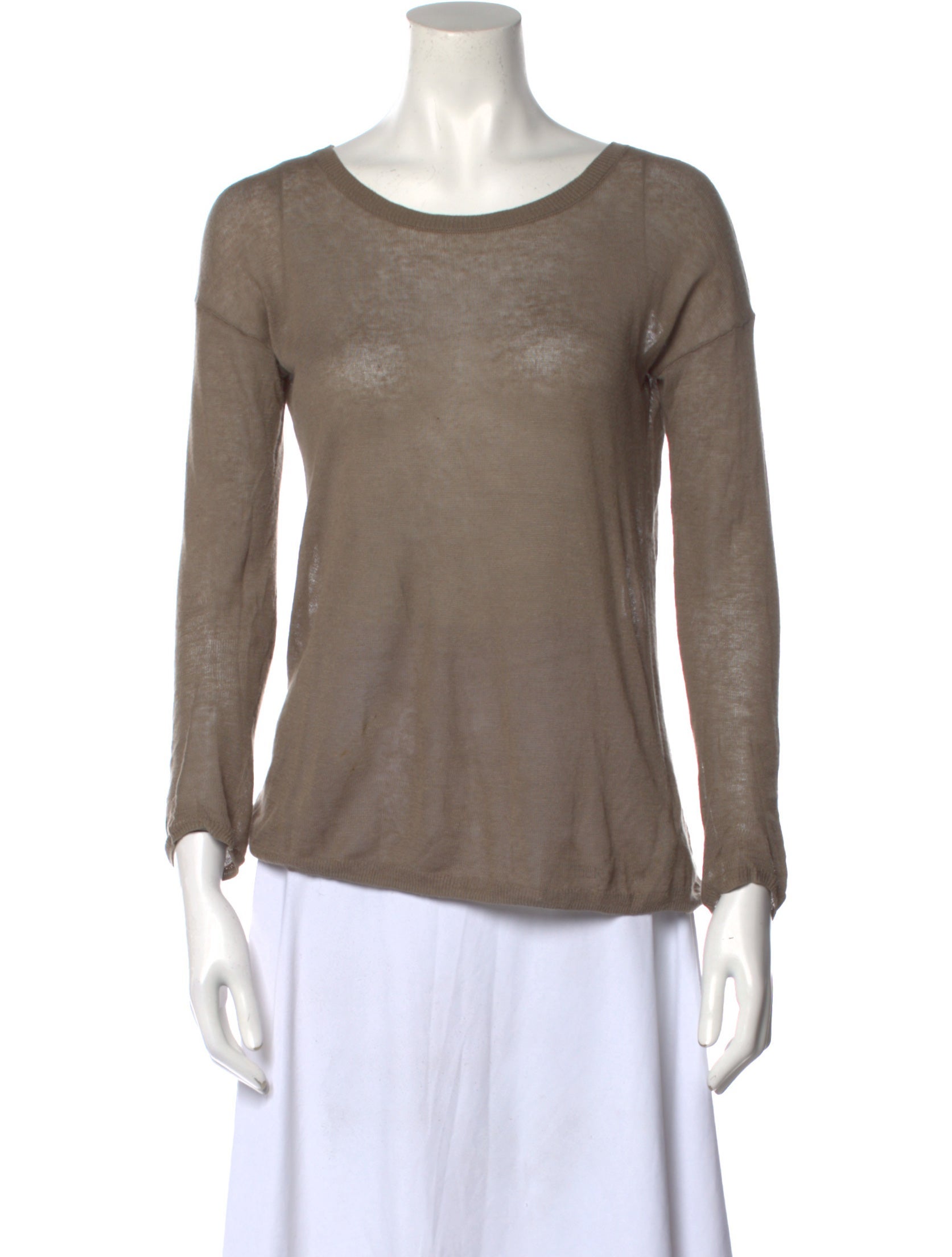 Cynthia Rowley Scoop Neck Sweater